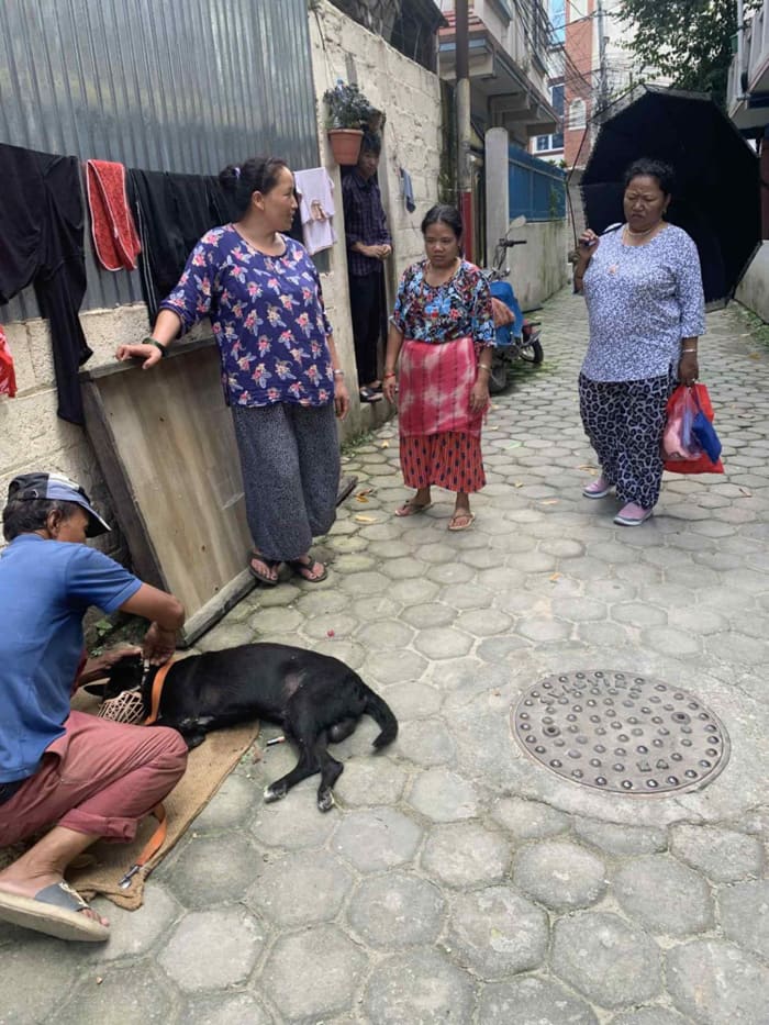 Furi Shivapuri on arrival