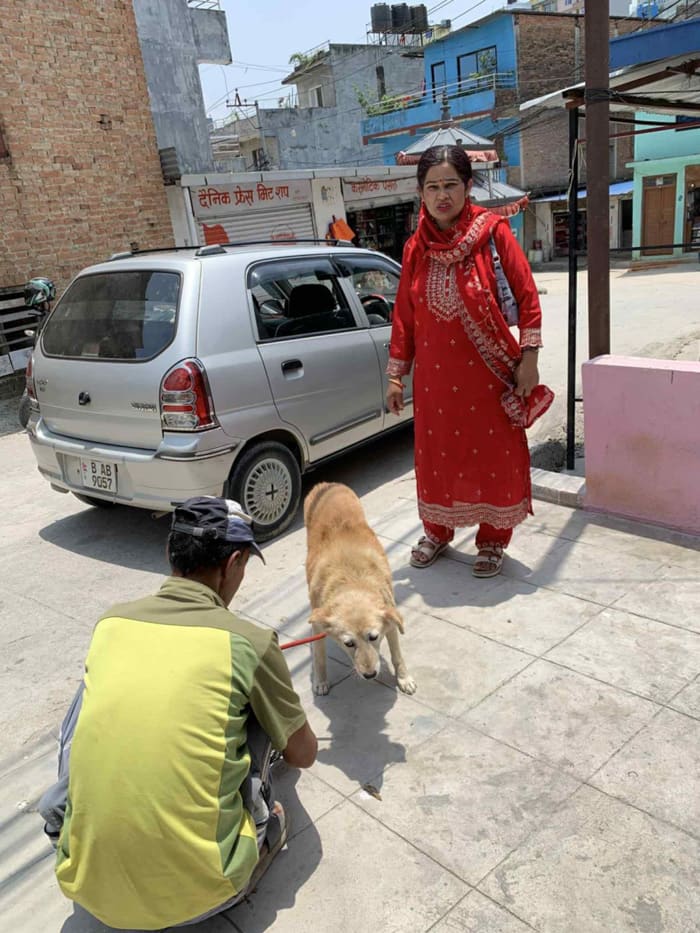 Goma Khari on arrival